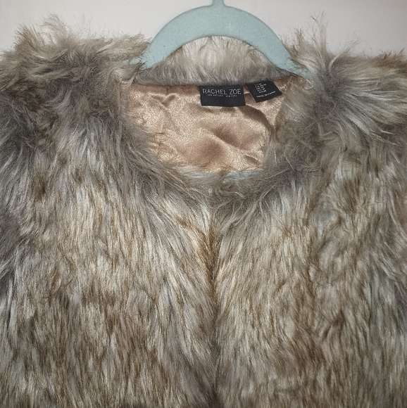 Rachel Zoe Faux Fur Vest size M - Picture 15 of 16
